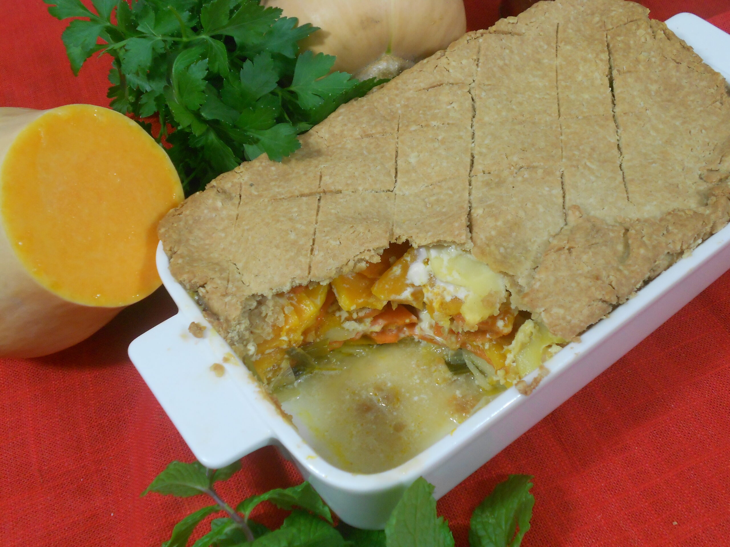 Comme une tourte aux légumes