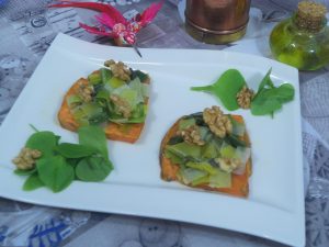 toast de patate douce
