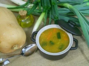 soupe de légumes épicée